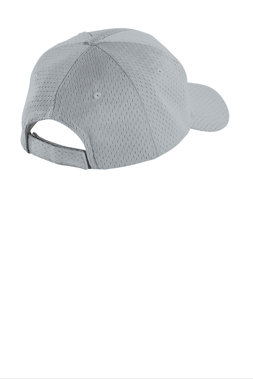 Port Authority C833 Adjustable Hat Silver Grey Flat Back