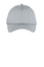 Port Authority C833 Adjustable Hat Silver Grey Flat Front