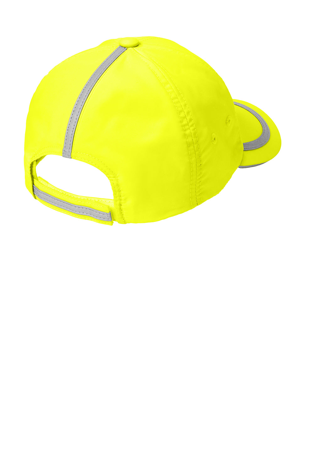 Port Authority C836 Enhanced Visibility Adjustable Hat Safety Yellow Flat Back