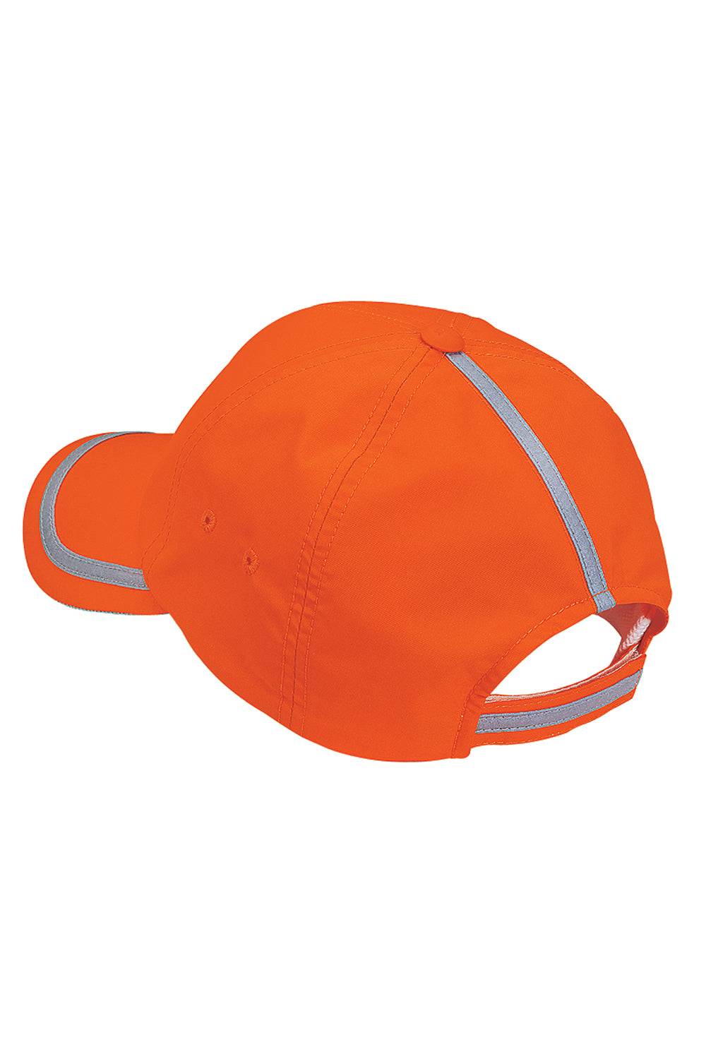 Port Authority C836 Enhanced Visibility Adjustable Hat Safety Orange Flat Back