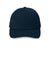 Port Authority C838 Dry Zone Moisture Wicking Adjustable Hat Classic Navy Blue/White Flat Front