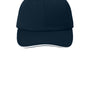 Port Authority Mens Dry Zone Moisture Wicking Adjustable Hat - Classic Navy Blue/White