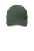 Port Authority C838 Dry Zone Moisture Wicking Adjustable Hat Olive Green/Stone Flat Front