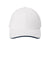 Port Authority C838 Dry Zone Moisture Wicking Adjustable Hat White/Classic Navy Blue Flat Front