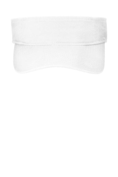 Port Authority C840 Fashion Adjustable Visor White Flat Front