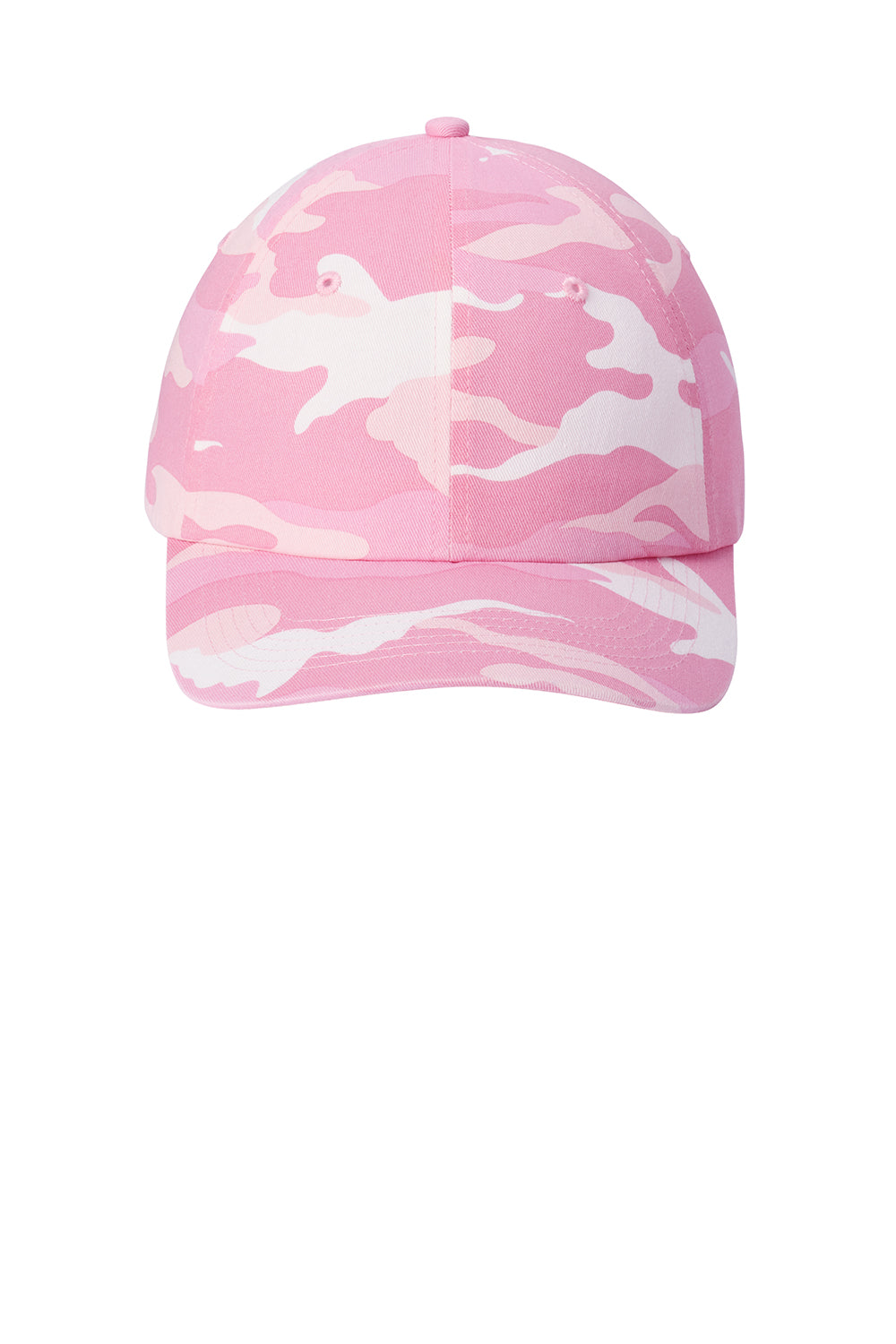 Port Authority C851 Camouflage Hat Pink Camo Flat Front