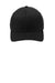 Port Authority C865 Mens Stretch Fit Hat Black Flat Front