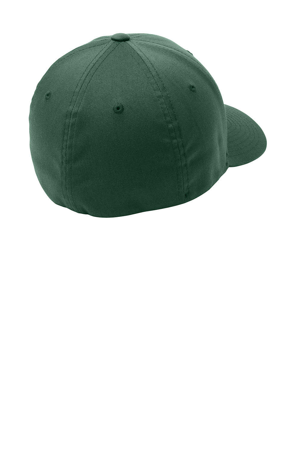 Port Authority C865 Mens Stretch Fit Hat Forest Green Flat Back