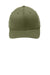 Port Authority C865 Mens Stretch Fit Hat Olive Drab Green Flat Front