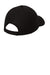 Port Authority C874 Moisture Wicking Adjustable Hat Black Flat Back