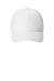 Port Authority C874 Moisture Wicking Adjustable Hat White Flat Front