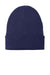 Port Authority C880 Mens C-Free Recycled Beanie True Navy Blue Flat Front