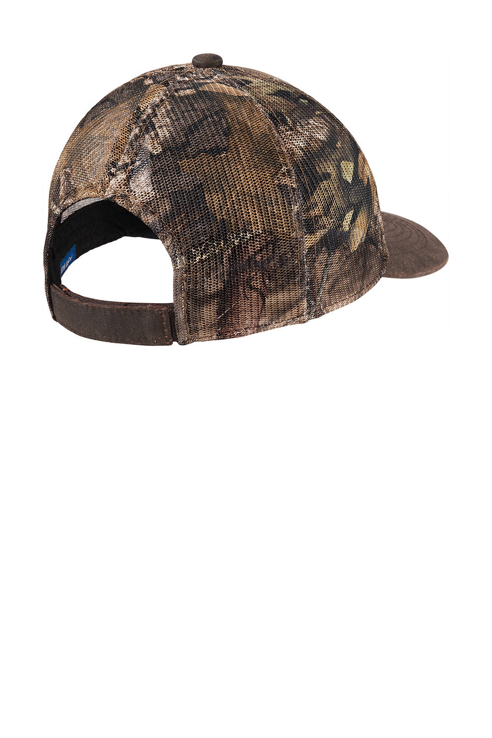 Port Authority C891 Pigment Print Camouflage Mesh Back Adjustable Hat Mossy Oak Break Up Country/Brown Flat Back