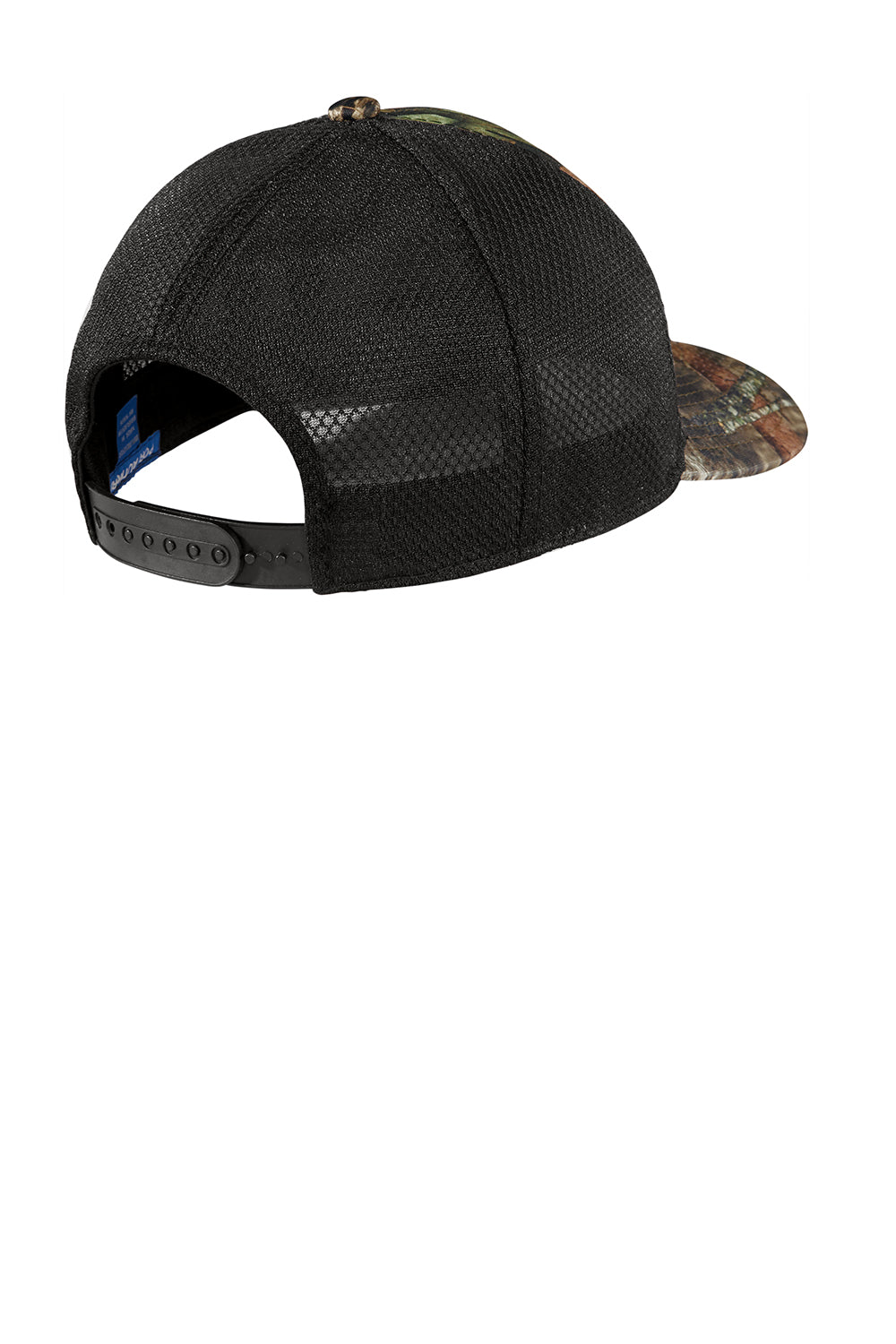 Port Authority C892 Performance Moisture Wicking Camouflage Mesh Back Snapback Hat Mossy Oak Break Up Country/Black Flat Back