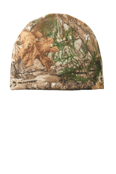 Port Authority C901 Mens Camouflage Pill Resistant Fleece Beanie Realtree Edge Camo Flat Front