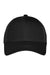 Port Authority C911 Adjustable Mesh Back Adjustable Hat Black Flat Front