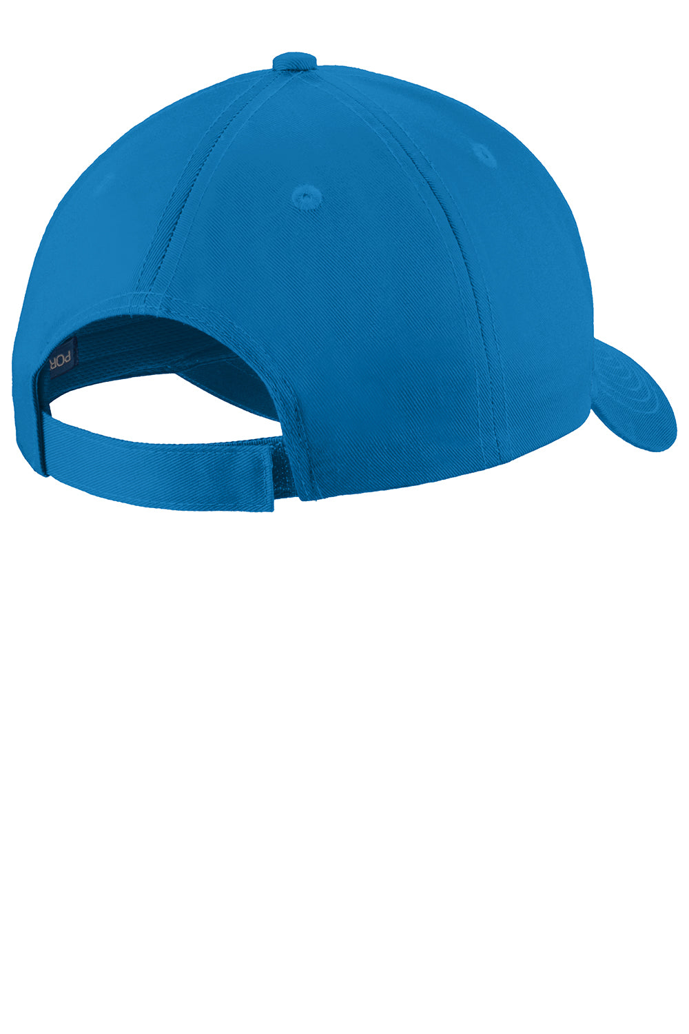 Port Authority C913 Moisture Wicking Adjustable Hat Brilliant Blue Flat Back