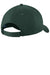 Port Authority C913 Moisture Wicking Adjustable Hat Dark Green Flat Back