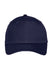 Port Authority C913 Moisture Wicking Adjustable Hat Navy Blue Flat Front