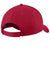 Port Authority C913 Moisture Wicking Adjustable Hat Red Flat Back