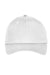 Port Authority C913 Moisture Wicking Adjustable Hat White Flat Front