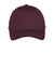 Port & Company C914 Mens Twill Adjustable Hat Maroon Flat Front