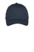 Port & Company C914 Mens Twill Adjustable Hat Navy Blue Flat Front