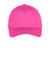 Port & Company C914 Mens Twill Adjustable Hat Neon Pink Flat Front