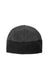 Port Authority C918 Mens Fleece Beanie Charcoal Grey/Black Flat Front