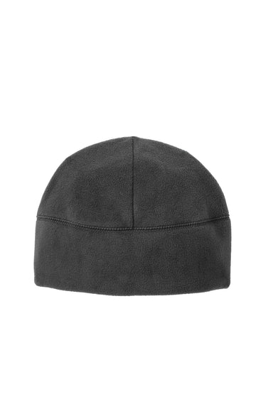 Port Authority C918 Mens Fleece Beanie Charcoal Grey Flat Front