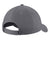 Port & Company C919 Mens Sandwich Bill Adjustable Hat Charcoal Grey/White Flat Back