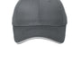 Port & Company Mens Sandwich Bill Adjustable Hat - Charcoal Grey/White