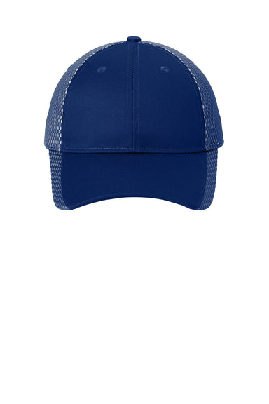 Port Authority C923 Adjustable Hat Royal Blue/White Flat Front