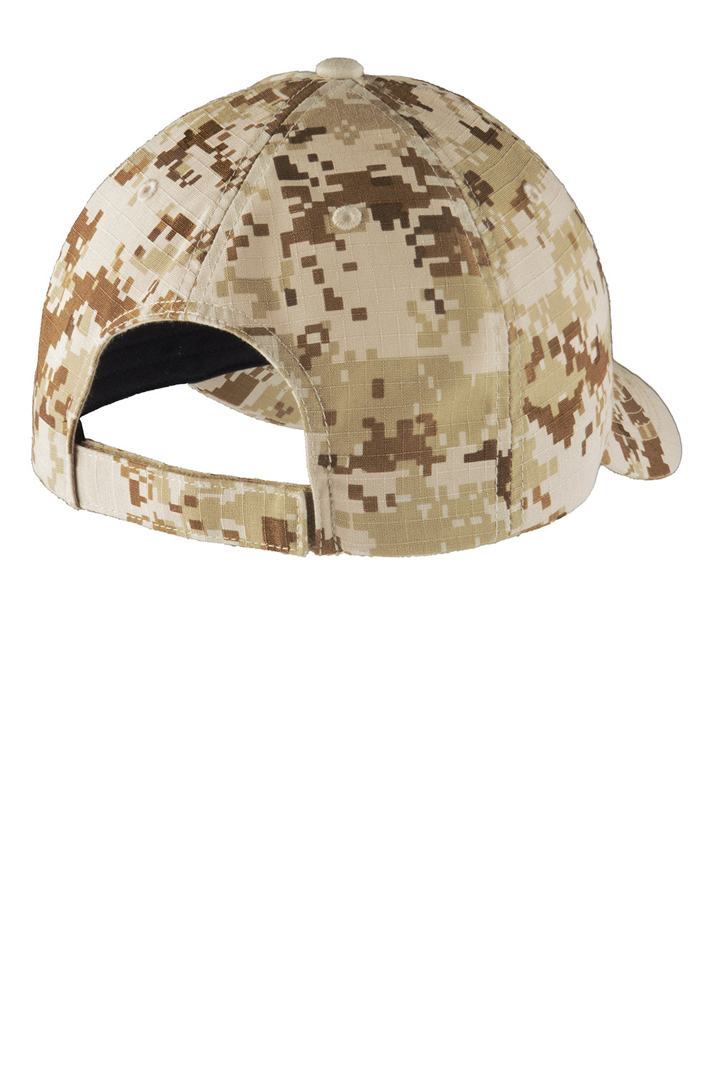 Port Authority C925 Digital Ripstop Camouflage Hat Sand Camo Flat Back