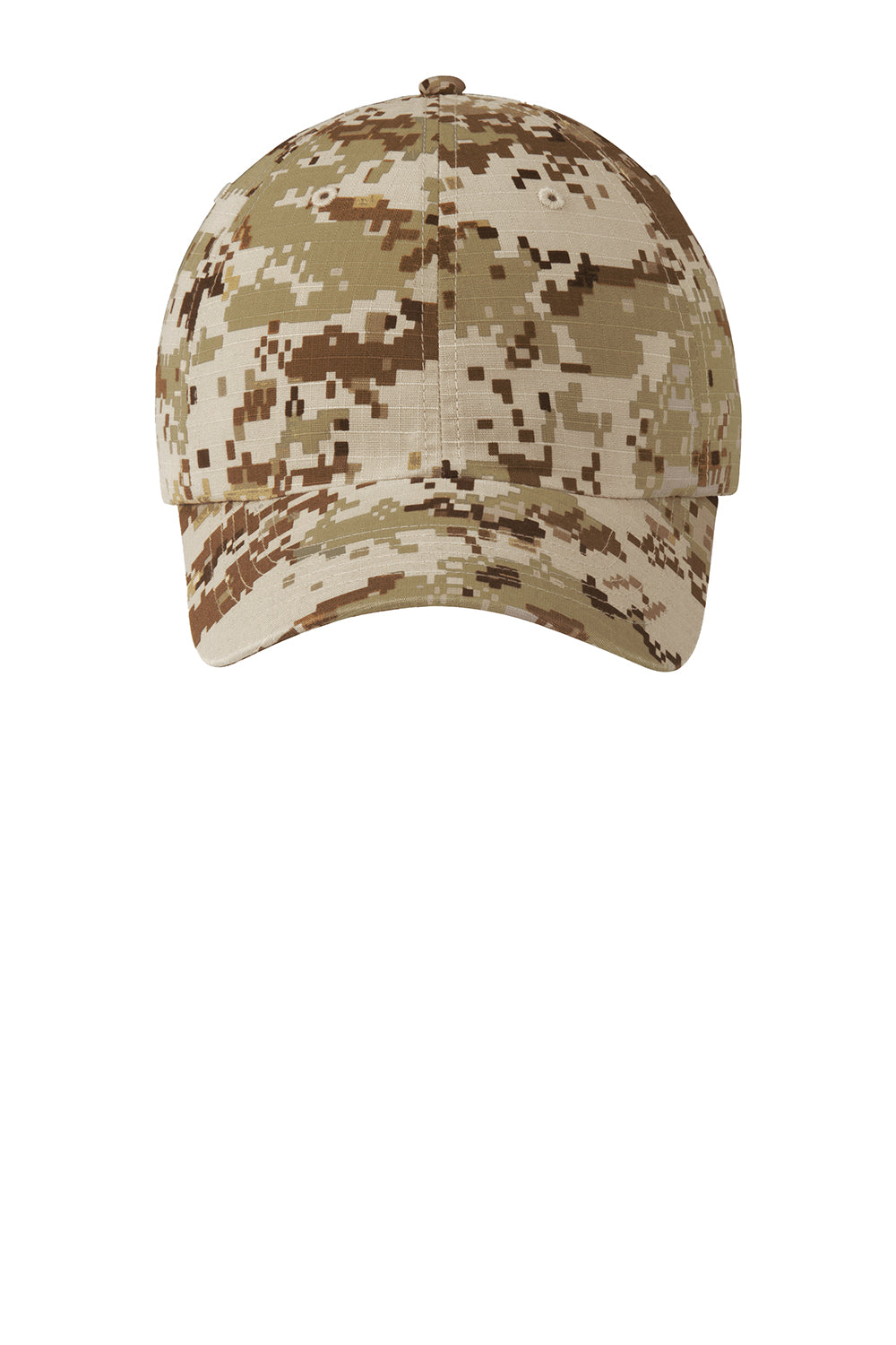 Port Authority C925 Digital Ripstop Camouflage Hat Sand Camo Flat Front