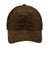 Port Authority C927 Pigment Print Mesh Back Adjustable Hat Brown Flat Front