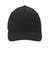 Port Authority C928 Mens Wool Blend Flexfit Hat Black Flat Front