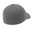 Port Authority C928 Mens Wool Blend Flexfit Hat Grey Flat Back