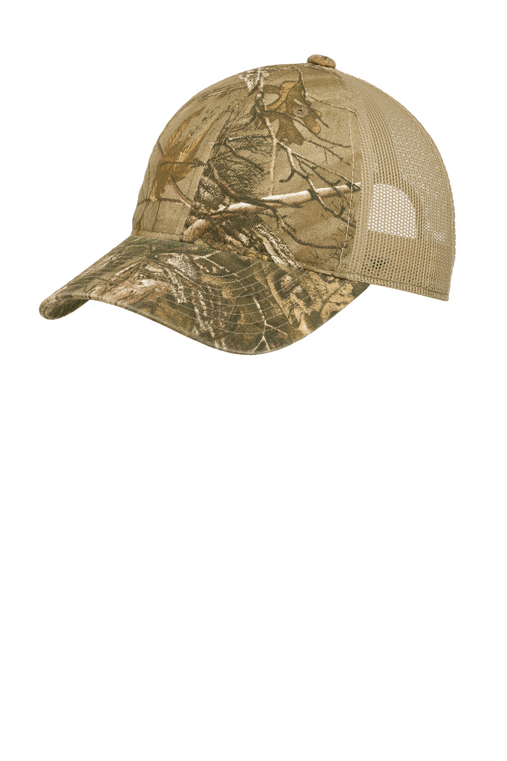 Port Authority C929 Camouflage Mesh Back Hat Realtree Xtra/Tan Flat Front