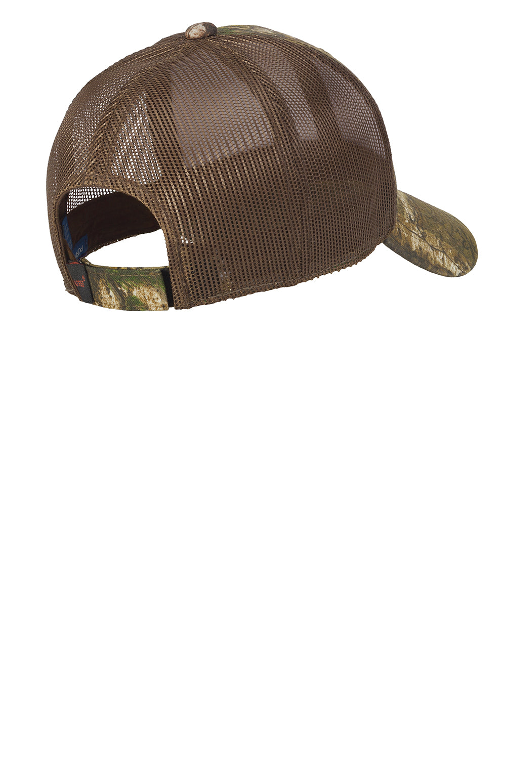 Port Authority C930 Camouflage Mesh Back Adjustable Hat Realtree Xtra/Brown Flat Back