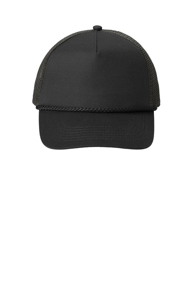 Port Authority C932 Snapback Hat Black Flat Front