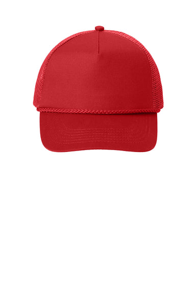 Port Authority C932 Snapback Hat Red Flat Front