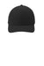 Port Authority C934 Stretch Fit Hat Black Flat Front