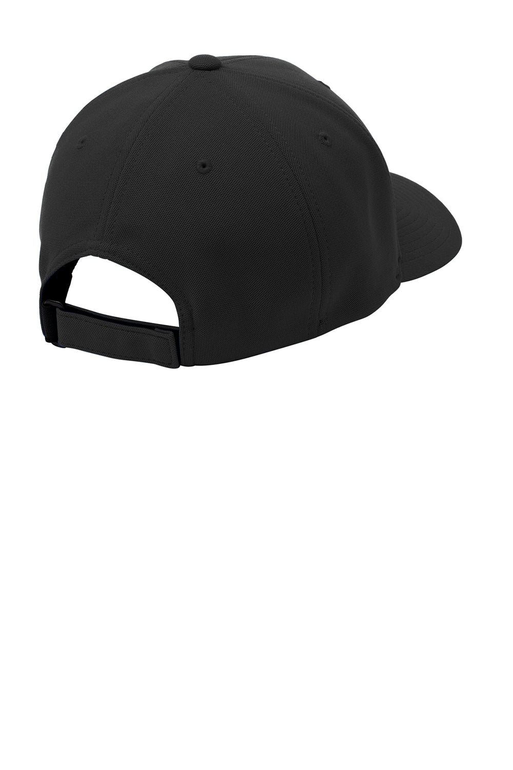 Port Authority C934 Stretch Fit Hat Black Flat Back