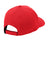 Port Authority C934 Stretch Fit Hat Red Flat Back