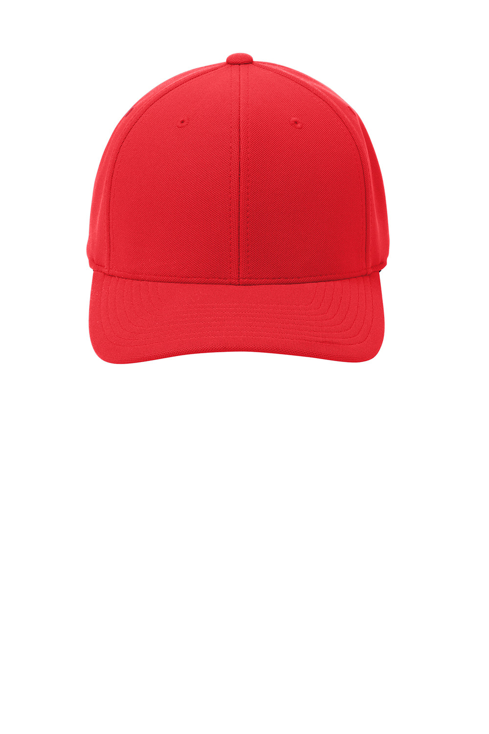 Port Authority C934 Stretch Fit Hat Red Flat Front