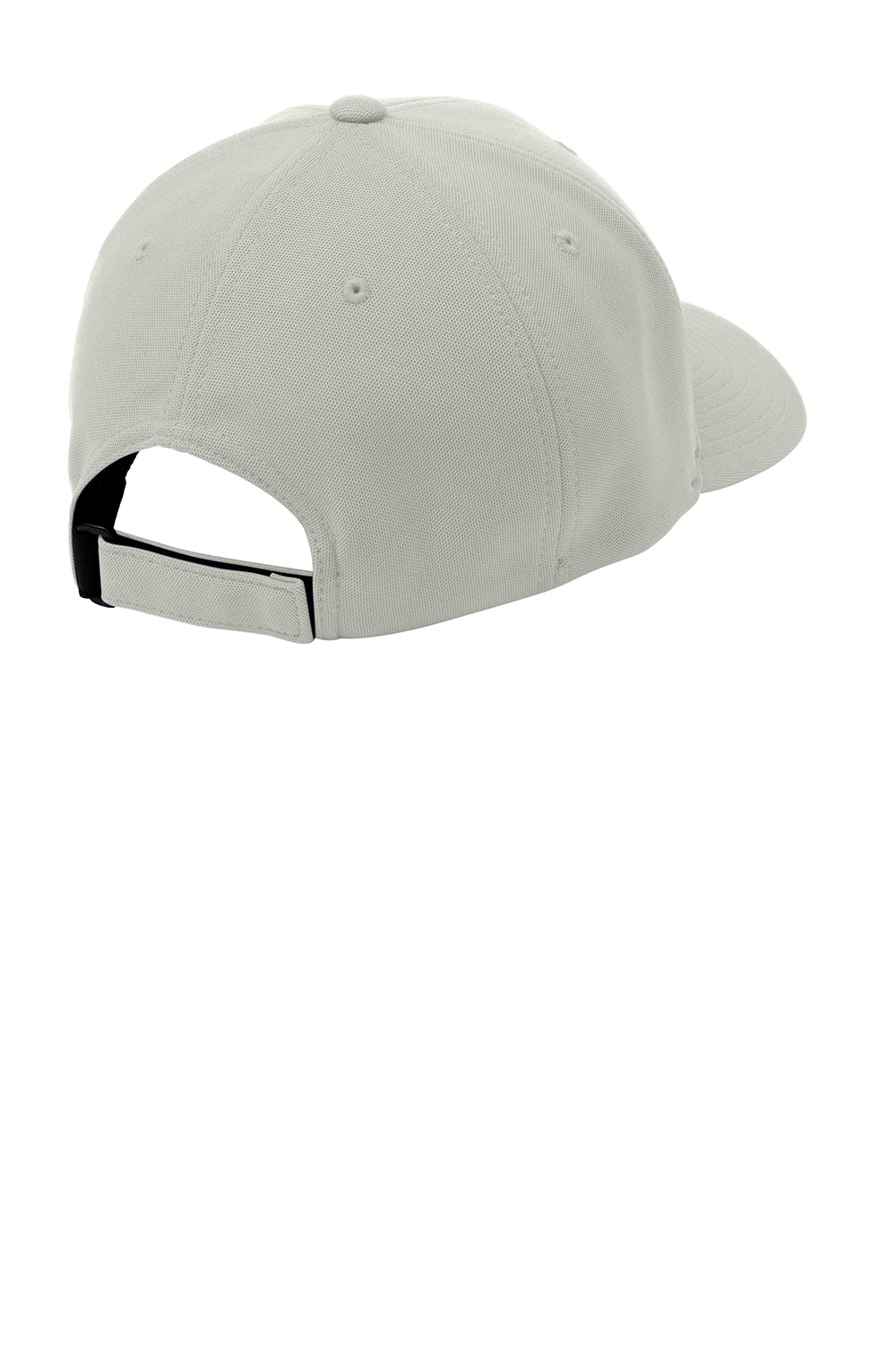 Port Authority C934 Stretch Fit Hat Silver Grey Flat Back