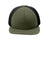 Port Authority C937 Foam Outdoor Flexfit Adjustable Hat Army Green/Black Flat Front