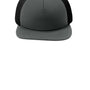 Port Authority Mens Foam Outdoor Flexfit Adjustable Hat - Graphite Grey/Black