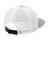 Port Authority C937 Foam Outdoor Flexfit Adjustable Hat Silver Grey/White Flat Back